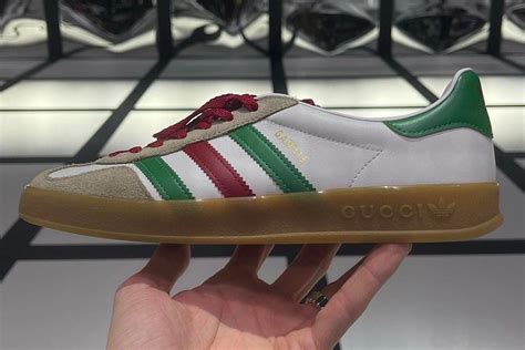 women's gucci adidas gazelle|Adidas x Gucci sandals.